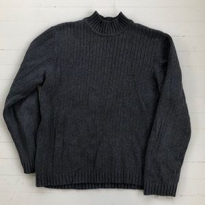 100% cotton mock turtle neck